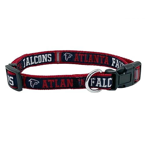 New & Improved Pets First NFL Atlanta Falcons Licensed PET Collar, Large - Heavy-Duty, Strong, and Durable New Dog Collar. Available in 32 Football Teams and 4 Sizes