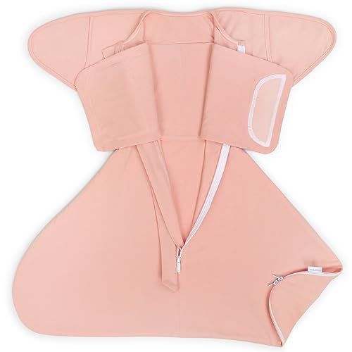 Mikccer Sleep Sack Swaddle Baby, Sleepsack Newborn For 3-6 Months, Swaddle Blanket Bottom With 2-Way Zipper cover