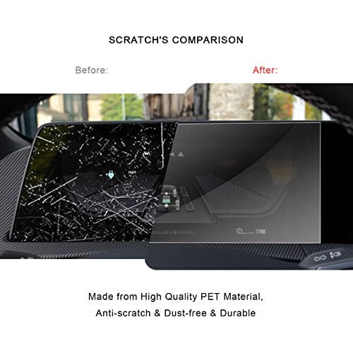 Ev6 Screen Protector 2022+ K Ia Ev6 12.3'' Touchscreen Display Protector Foils Gps Navigation Media Tempered Glass 9H Hardness Hd Clear Screen Protective Film For K Ia Ev6 Accessories (Digital Dashboard) #TOP3