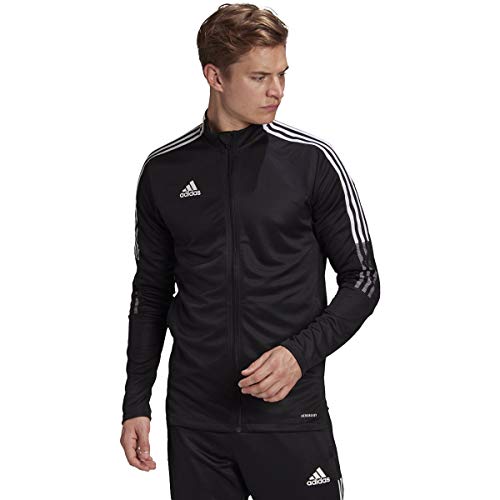 adidas mens Tiro 21 Track Jacket Black XX-Large/Tall - Afbeelding 4