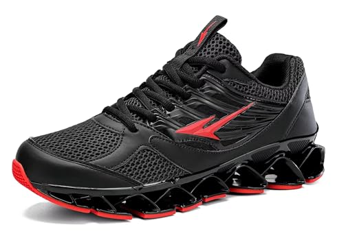 Image of Mens Running Shoes Mesh Breathable Trail Runners Fashion Sport Blade Walking Tennis Sneakers