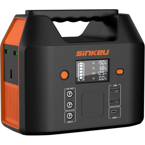 PECRON Centrale Elettrica Portatile E1500LFP,1536Wh LiFePO4 Batteria Espandibile a 7680Wh,2X2200W(4400W Picco) AC Uscita generatore solare per esterni, camper, campeggio