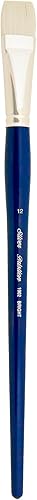 Miniatura 9 de Silver Brush Limited 19020 Bristlon Bright - Brocha para pintura acrílica y al óleo, tamaño 0, mango largo