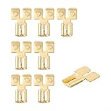 Doppelter Flachsteckverbinder, Schnelltrenner, elektrischer Terminal-Adapter für sichere 2-Wege-Kabelverbindungen in elektrischen Projekten (8 Stück)