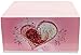 Produktbild 10 x Tortenbox Love - 30 x 30 x 15 cm höhenverstellbar (Tortenkarton)