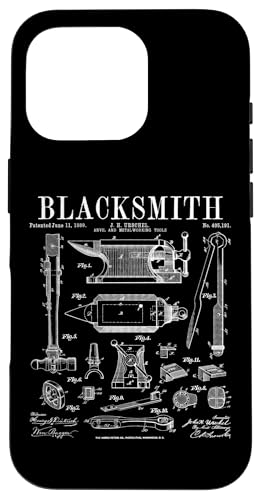 Blacksmith Anvil And Tools ���B���e�[�W�����}�ʃv�����g �X�}�z�P�[�X iPhone 16 Pro �p
