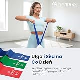 Opaski fitness zestaw 3 - ekstra długie 2m taśmy + ebook ćwiczeniowy gimnastyczny pasek gumowy | treningowa oporowa sportowa mini elastyczna trening siłowy pilates joga zdatność kalistenika