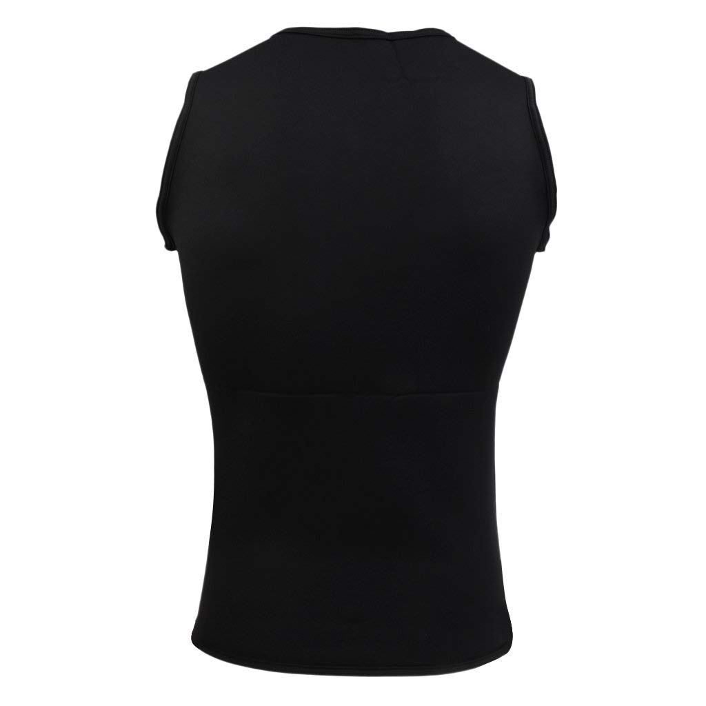 Chaleco de neopreno de 2 mm para hombre y mujer, chaleco de neopreno para buceo, pesca submarina, color negro (XL)
