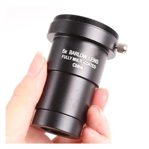 Lente Barlow 5X de 1,25 pulgadas con rosca M42 para telescopio