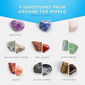 Blue Marble National Geographic Hobby Rock Tumbler Kit- Multi Color, Kids