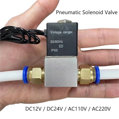 Vanne pneumatique solénoïde 2V025 normalement fermée 1/4" DC 24V 1pcs - 3