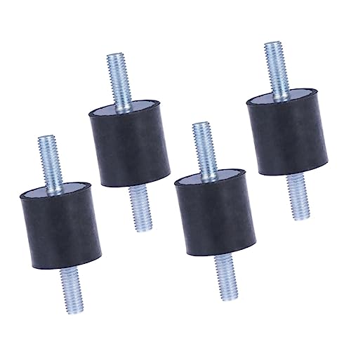 Beatifufu 4pcs 30x30cm Rubber Mounts Vibration Isolator Pad for Air Conditioner Shock Boot Vibration Dampening Pad