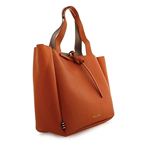 MANILA GRACE Borsa Shopping Arancio