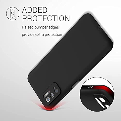 Image of Mobile Back Cover Case for Redmi 9 Power (Silicone Case|CameraProtection|Black SC1510)
