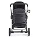 Contours Bassinet Accessory for Contours Options, Contours Options Elite, Contours Curve Tandem Double Strollers ONLY, Black
