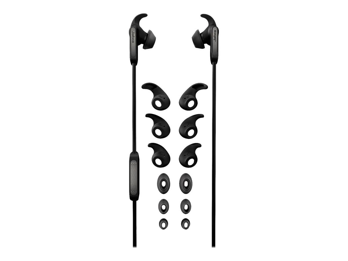Jabra Elite 45e, Auriculares Bluetooth con Protección Impermeable para Llamadas Inalámbricas y Música, Negro Titanio