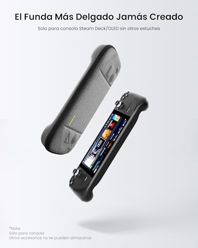 tomtoc Funda de Transporte Steam Deck/Steam Deck OLED, Estuche rígida de EVA de protección Total para Transportar la Consola Steam Deck y Sus Accesorios, antigolpes, Apto para Viajar, como Regalos - imagen 2