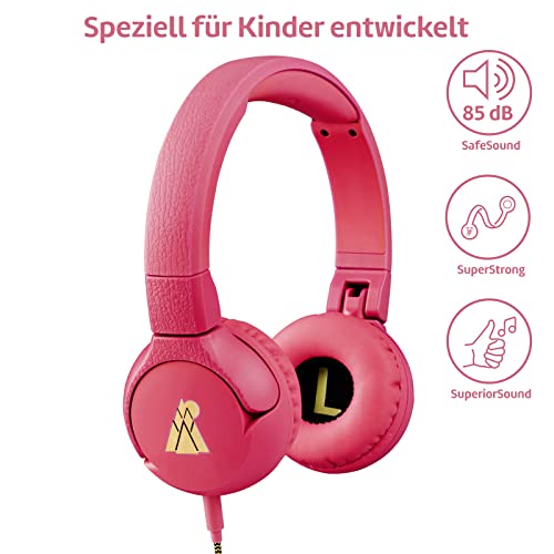 POGS Kopfhörer Kinder mit Kabel | The Elephant | Faltbare robuste Kinder Kopfhörer ab 3 Jahren mit Lautstärkeregler… - Image 5