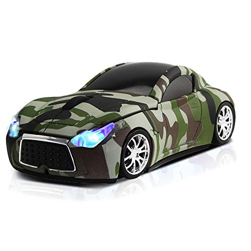 Usbkingdom 2.4GHz Wireless Mouse Sport Car Shape Mobile Optical Gaming Mouse with USB