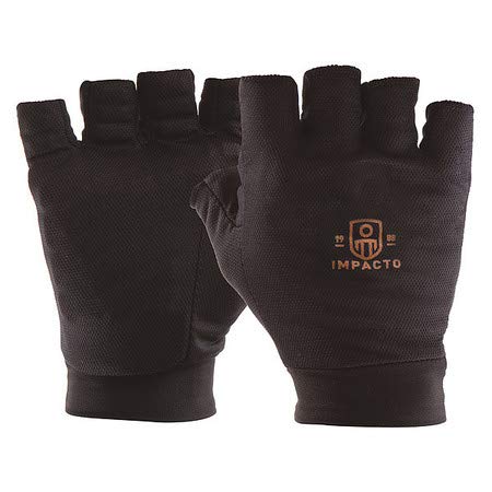 Anti-Vibration Glove,XS,Half Finger,PR