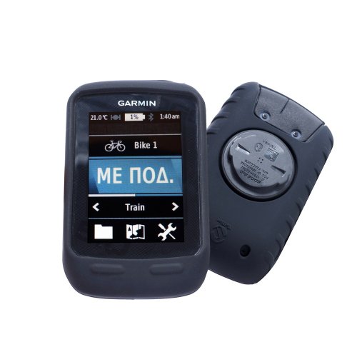 E-Volve - Funda de Silicona para Garmin 510, Color Negro