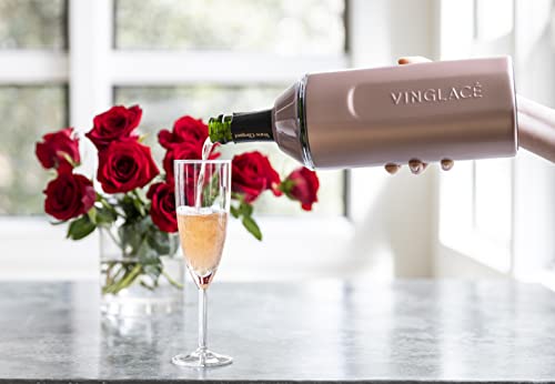 image for Vinglacé Wine Bottle Chiller- Portable Champagne Insulator- Stainless