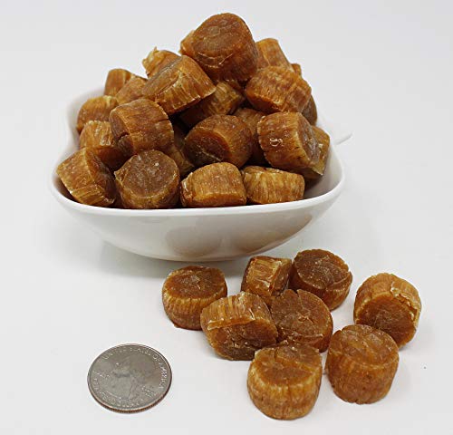 Dabc Oak Land Japanese Hokkaido Natural Sun Dried Top Graded Large Size Scallop Conpoy 1Lb=453G/Box 特级大号日本宗谷足干贝 江瑶柱 100-120只/磅 Js # 149 L Box #TOP1