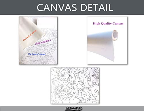 Artmaple Paint By Number For Adults Beginner Students,Ideal Gift Choice For Birthday,Anniversary Or Any Festival. Diy Acrylic Painting Kit For Room Decor (16X20, A Bunch Of Flowers) #TOP6