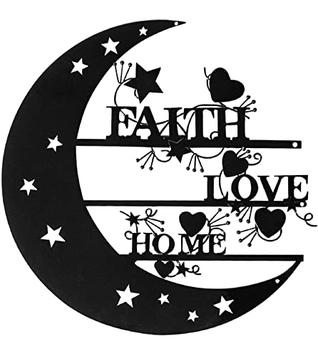 Aboxoo Home, Love And Faith The Moon And Back Wall Art cover