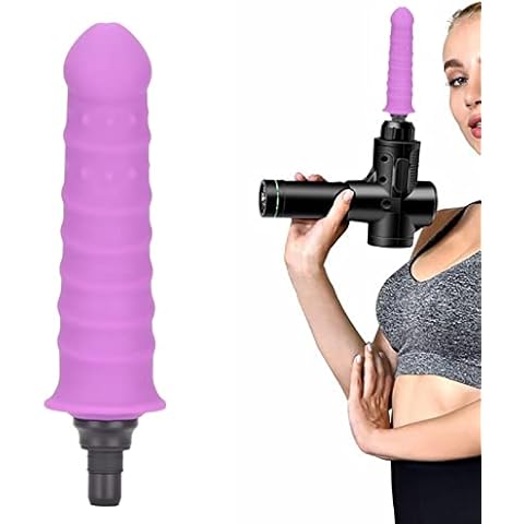 Massage Gun Head,Silicone Replaceable Massager Head,Improve Deep Tissue Soreness Stiffness,Purple Massage Gun Accessories(18mm) Cover