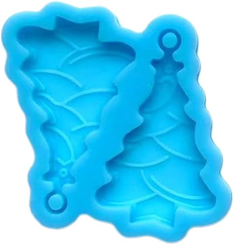 Aretes de Navidad DIY Molde de Fundición de Resina Epoxi Molde de Silicona para Pendiente Colgantes Moldes de Resina de Silicona Moldes de Joyería