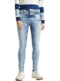 Passform: WOMEN Skinny edc by ESPRIT Superstretch-Jeans mit Retro-Waschung