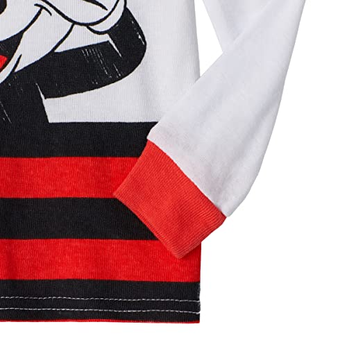 Disney Baby Boys' Mickey Mouse 4-Piece Snug Fit Cotton Pajamas (As1, Age, 24_Months, Peek A Boo) #TOP1