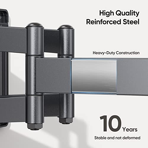 Pipishell Tv Wall Mount Bracket Full Motion For 50-90 Inch Oled Qled Flat Curved Tv With 29 Inch Extension Articulating Arm Swivel Tilt Level, Max Vesa 800X400Mm Up To 132 Lbs Fits 16/18/24 Inch Studs #TOP4