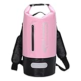 rockible Mochila flutuante estanque, e com alça, 10L, à prova d'água, ideal para caminhadas, natação, camping e viagens. Perfeita para homens, Luz Rosa