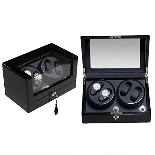 Boîte de rangement montre mécanique automatique avec système enroulement shaker
