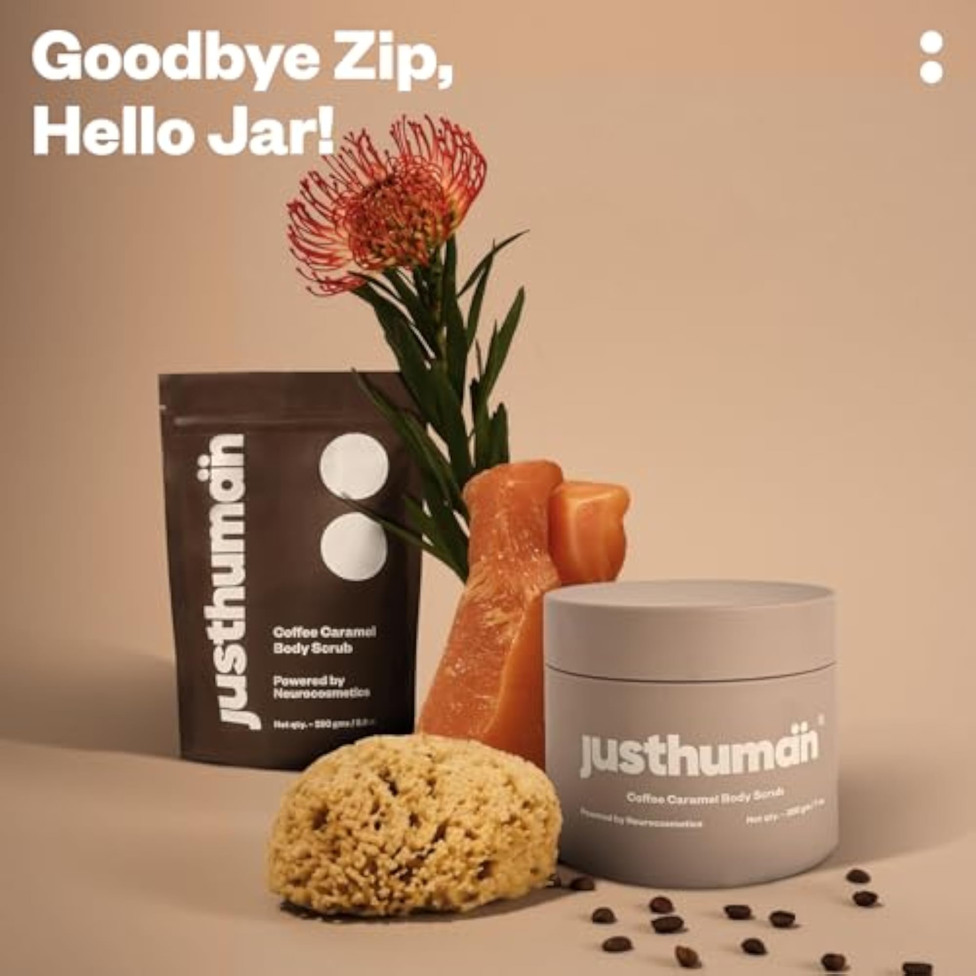 Coffee Caramel Body Scrub for Deep Cleansing and Hydration