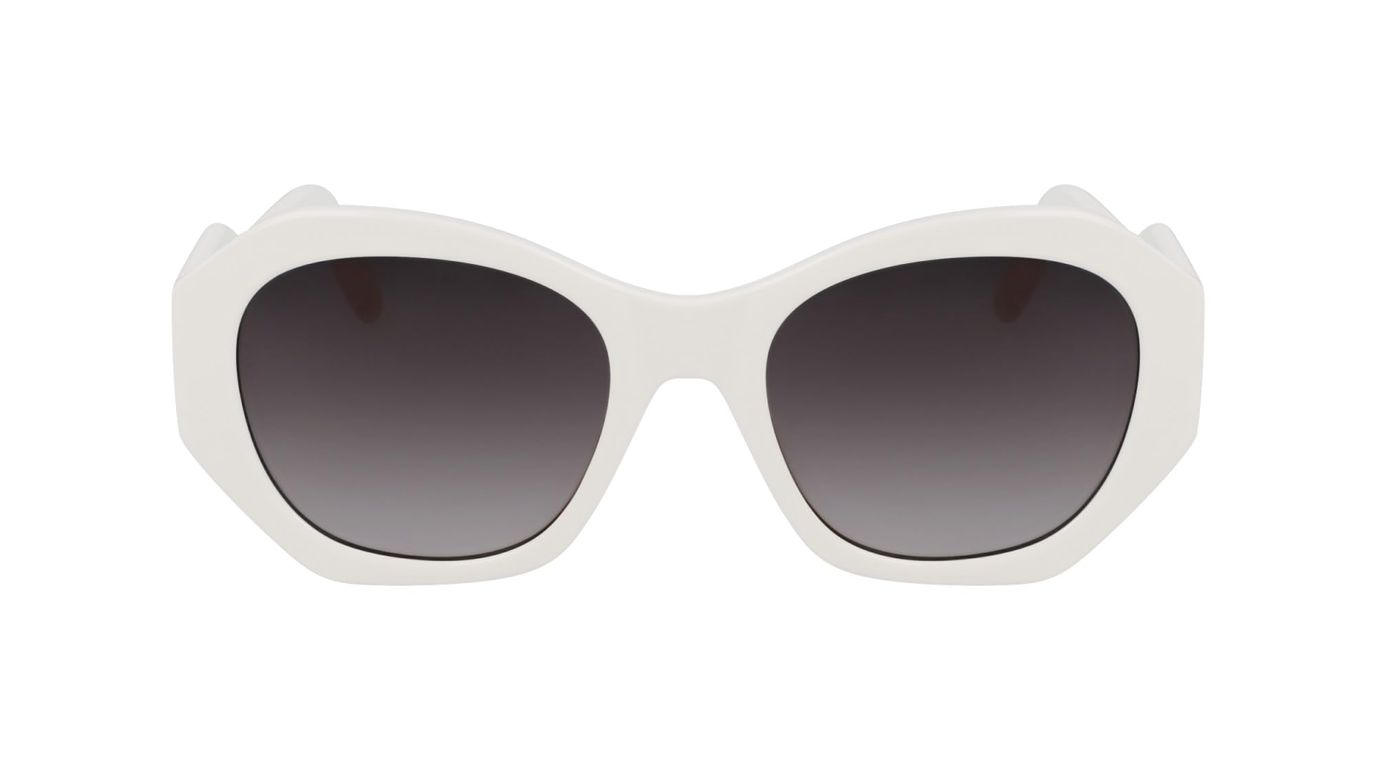 KARL LAGERFELD Women's Sunglasses KL6146S - White with Gradient Smoke Lens