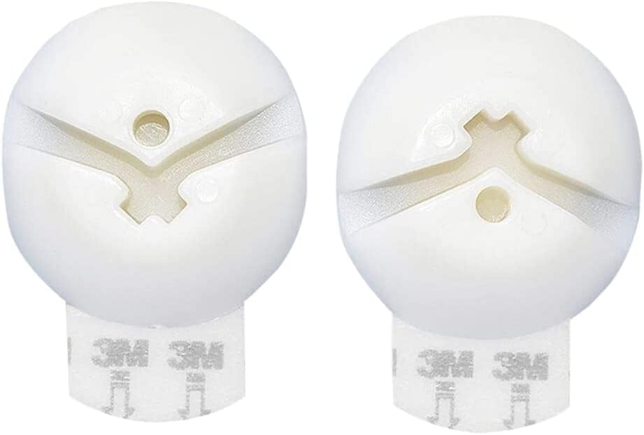 Redi Shade No Tools Simple Slide Inside Mount Roller Shade Bracket, White, 2 Pack