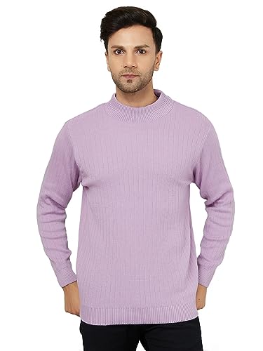 Image of Kvetoo Men High Neck Full Sleeve Winter Woolen Sweater
