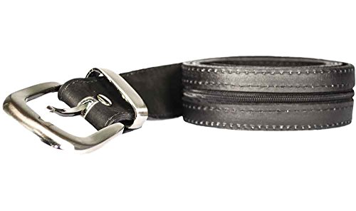 Black, Caramel Brown, and Blue Suede Leather Money Belts2