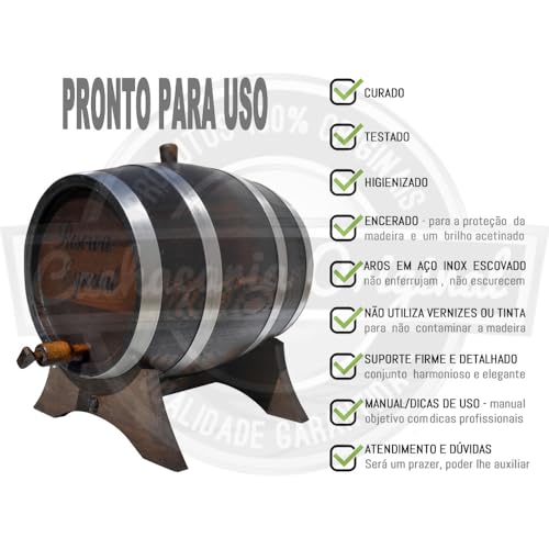 Barril de Carvalho - Prime/Luxo 6L(6000ml)
