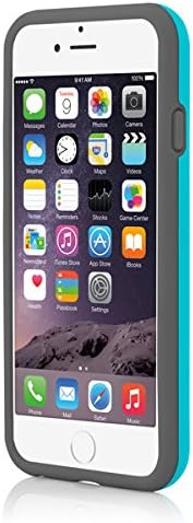 Incipio Cell Phone Case for Apple iPhone 6 - Retail Packaging - Cyan/Gray