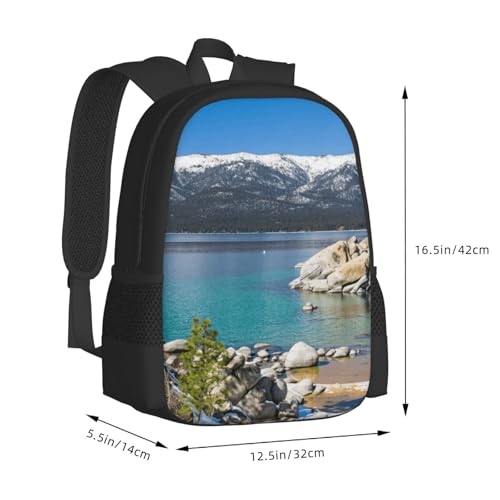 Mochila Plegable Lake Tahoe 20 L Negra Ligera miniatura 3