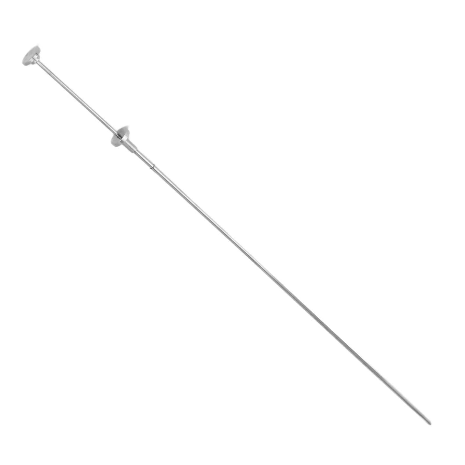 Topyond Besamungspistole Rinder, 304 Edelstahl, Werkzeug Zur Künstlichen Befruchtung Von Rindern Für Die Zucht, Ausziehbares Design, 467mm, Edelstahl Besamungspistole Kuh