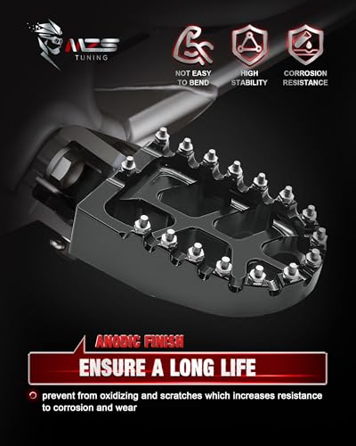 Image of MZS Dirt Bike Foot Pegs for KLX300 KLX300R KLX250 KLX250SF CR85R XR650L