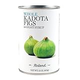 Roland Foods Whole Kadota Figs in Light Syrup, Specialty Imported Food, 15 Ounce Can, Pack of 6