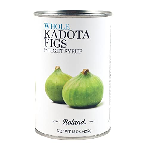 Roland Foods Whole Kadota Figs In Light Syrup, 15 Ounce Can, Pack of 6