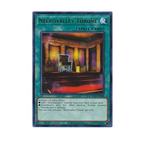 Necrovalley Throne - MAGO-EN088 - Gold Rare - 1st Edition