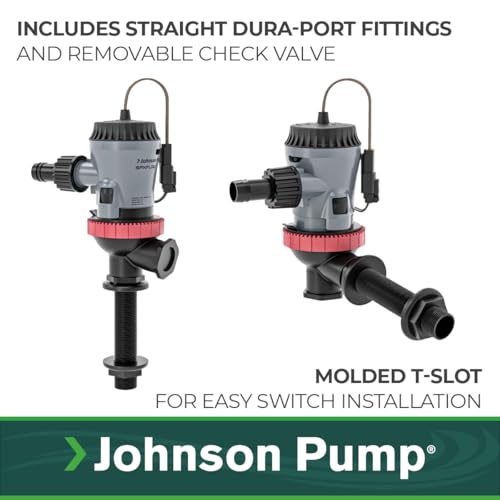 Image of Johnson Pump 10-13643-01 Aqua O2 Flex Mount Aerator Pump - 800 GPH